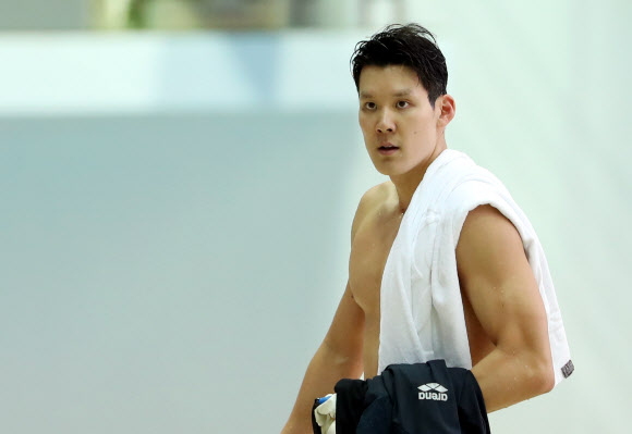 예선 마친 박태환