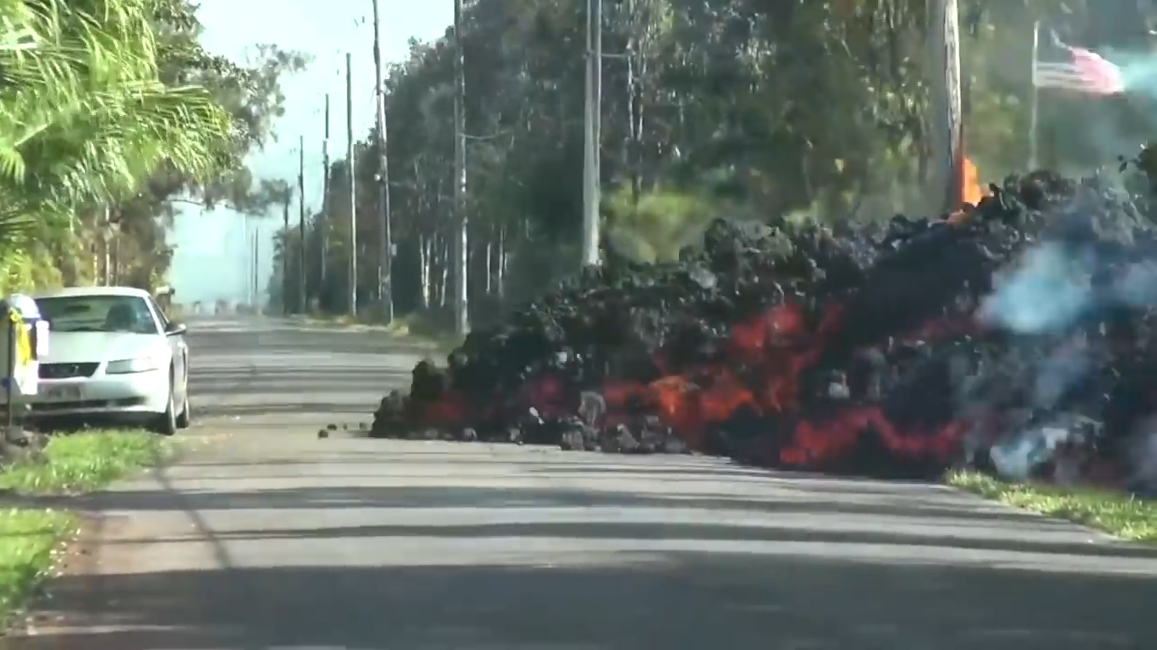 보이는 모든 것을 태워버리는 용암의 공포(유튜브 영상 캡처)