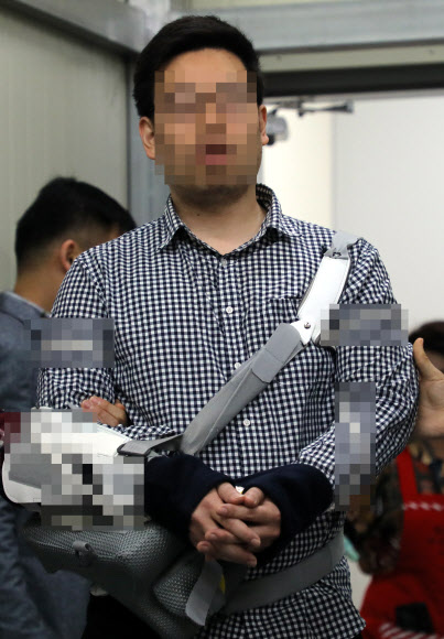 김성태 폭행범 검찰 조사