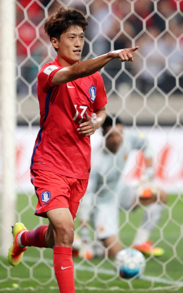 러시아월드컵 미드필더 이청용