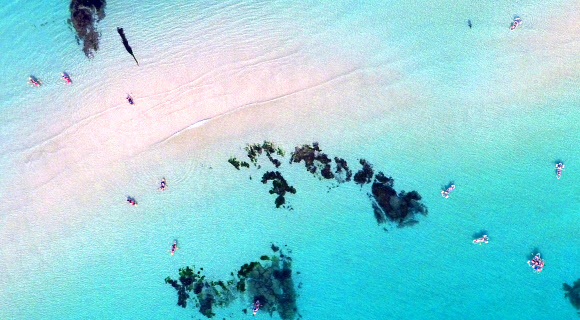 에메랄드 빛 제주 애월 한담 해변