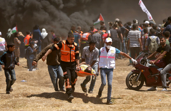 예루살렘 美대사관 개관…이스라엘군 발포, 팔레스타인인 최소 52명 사망
