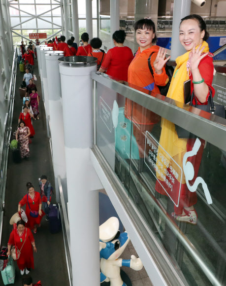 ‘치파오 입고 인천 왔어요’