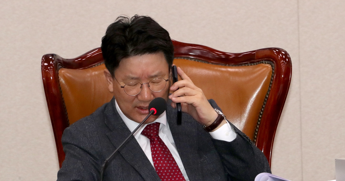 국회 법제사법위원장을 맡고 있는 권성동 자유한국당 의원. 연합뉴스