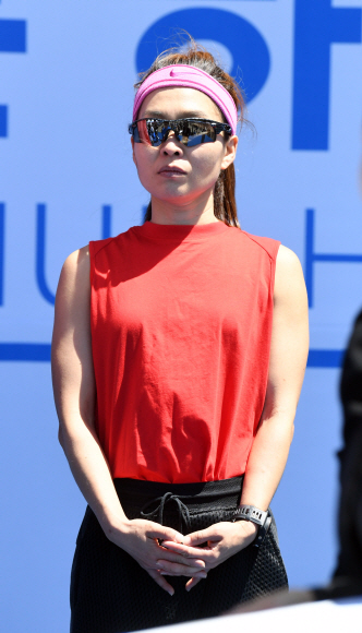 2018 서울신문 하프마라톤 여자하프3위 황정운 2018. 5. 19 정연호 기자 tpgod@seoul.co.kr