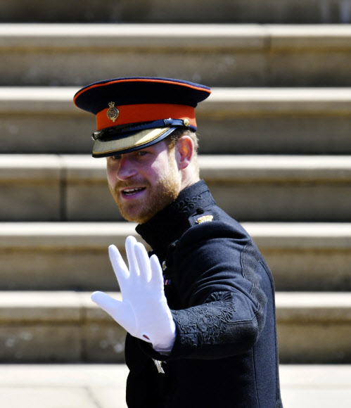 해리 왕자 결혼식 도착