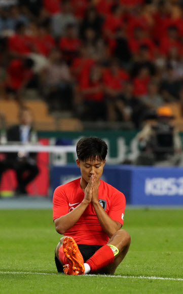 아쉬워하는 이승우