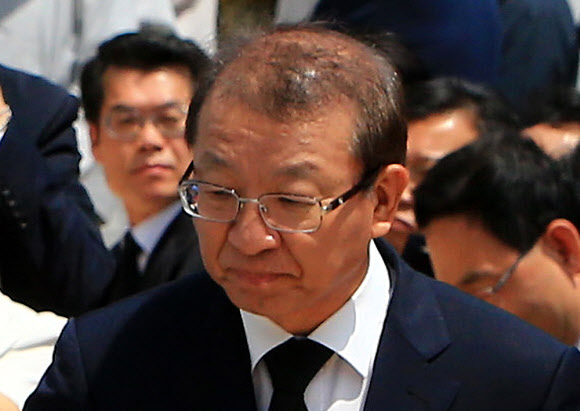 무산 스님 영결식 참석한 양승태