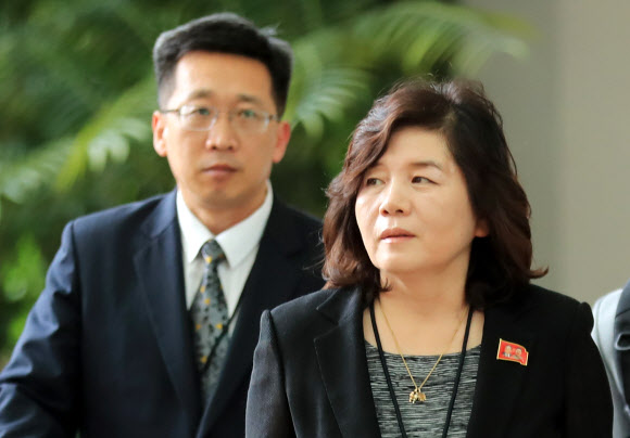 최선희, 최종조율 위해 실무회담장으로