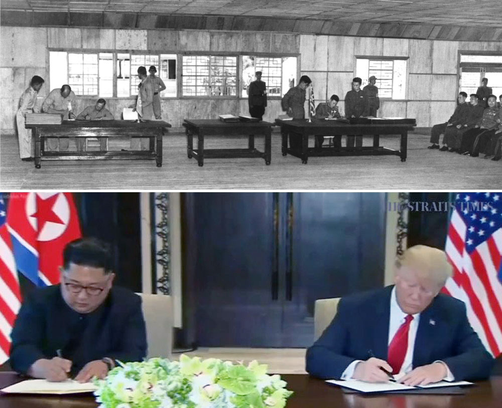 [북미정상회담] 65년이 걸린 북미 공동합의문 서명