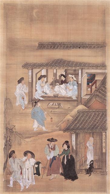 조선시대 거리마다 넘쳐 났던 술집의 주요 고객은 중인과 서민이었지만 양반들 역시 기생들이 시중 드는 술집을 드나들었다. 문학동네 제공