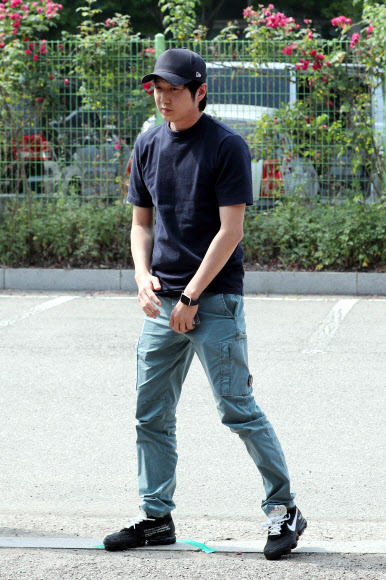 ‘심석희 폭행’ 경찰 출석하는 조재범 전 코치