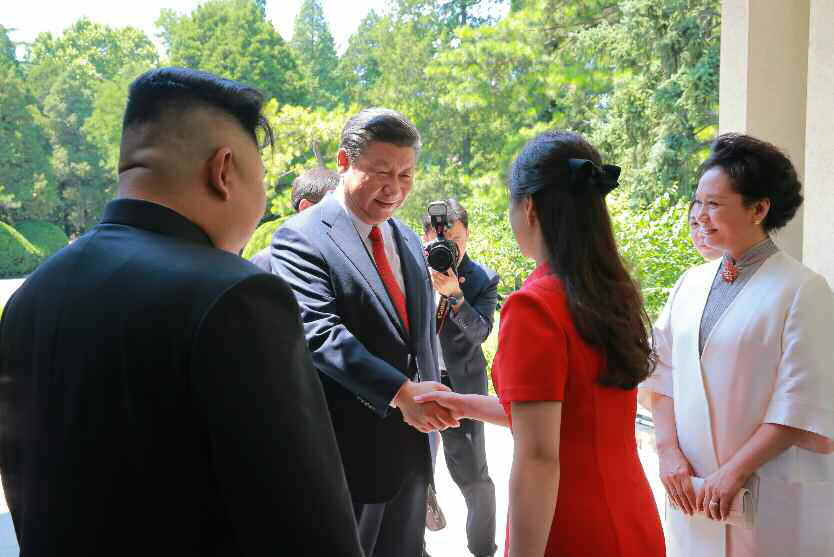 북중 정상 부부, 연이틀 만남