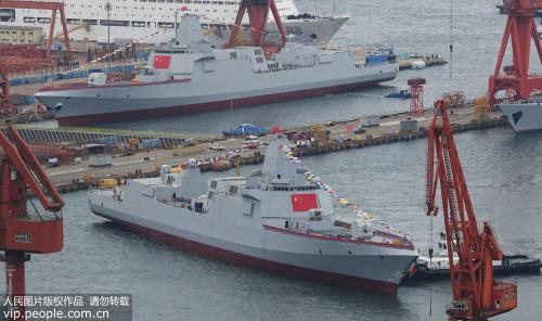 중국 해군의 신형 미사일 구축함. 연합뉴스
