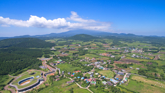 ‘반가워, 파아란 제주 하늘’