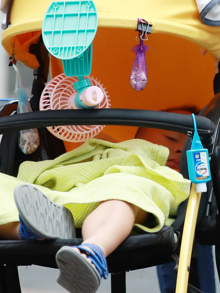 폭염 속 엄마와 함께 다니려면