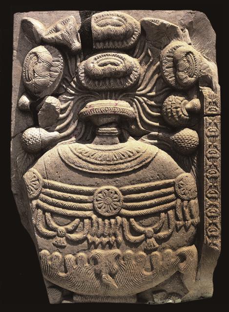 2세기 아마라바티에서 출토한 석조 만병 보나장신구박물관·아마라바티 고고학박물관 소장