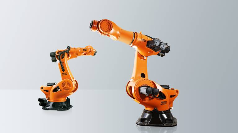 지난 2016년 중국 기업 메이디에 인수되면서 독일에서 첨단기술 유출 논란을 일으킨 쿠카의 산업용 로봇. 쿠카 홈페이지 캡처
