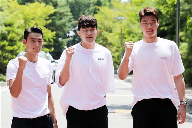 결의 다지는 AG 남자 축구 대표팀