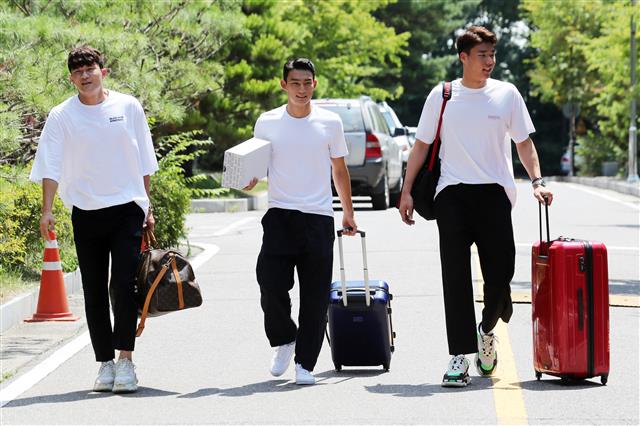 NFC 소집되는 AG 남자 축구 대표팀 선수들