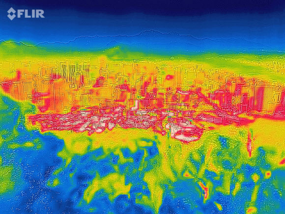 서울 남산에서 바라본 도심