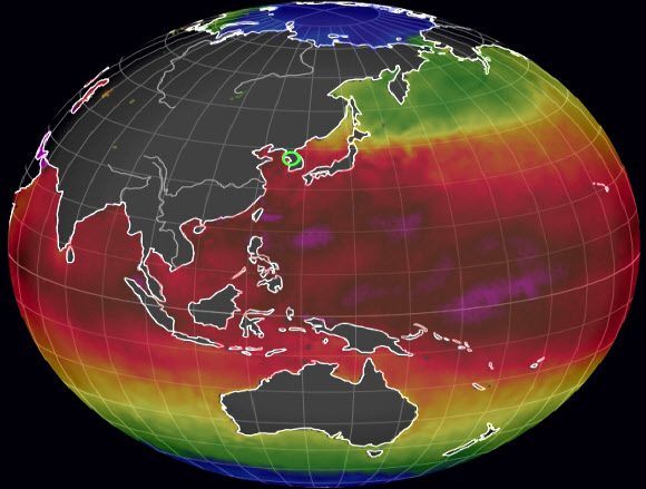 ‘바다도 뜨겁다’ 한반도 해수면 온도 30도 육박