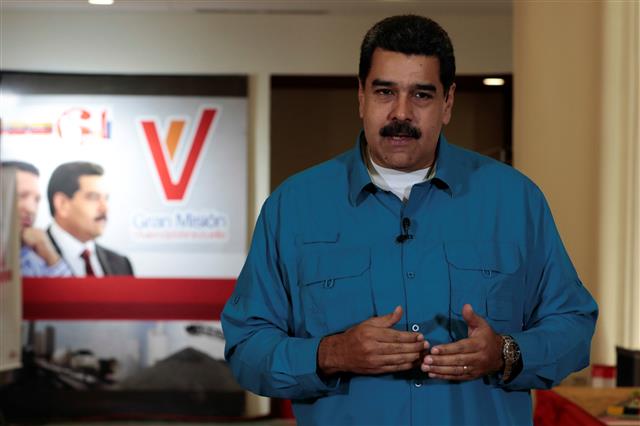 니콜라스 마두로 베네수엘라 대통령. 로이터 연합뉴스