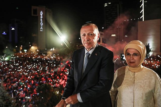 레제프 타이이프 에르도안(왼쪽) 터키 대통령 AFP 연합뉴스
