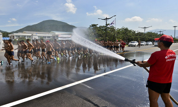 폭염 잊은 SSU 교육생 구보
