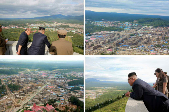 북한 김정은 위원장, 40일만에 삼지연군 또 시찰