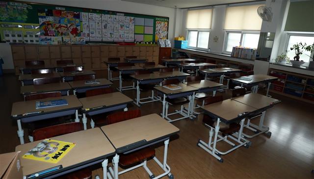 태풍 ‘솔릭’에 텅빈 교실