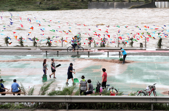 폭우가 지나간 자리