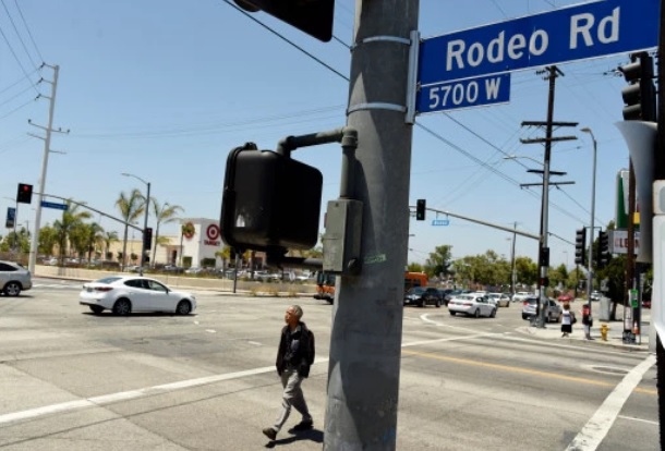 로스앤젤레스 로데오 거리 전경 AP 자료사진 캡쳐