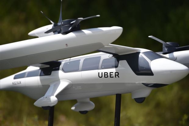 우버가 개발하고 있는 하늘을 날아다니는 택시의 개념도.  AFP 연합뉴스