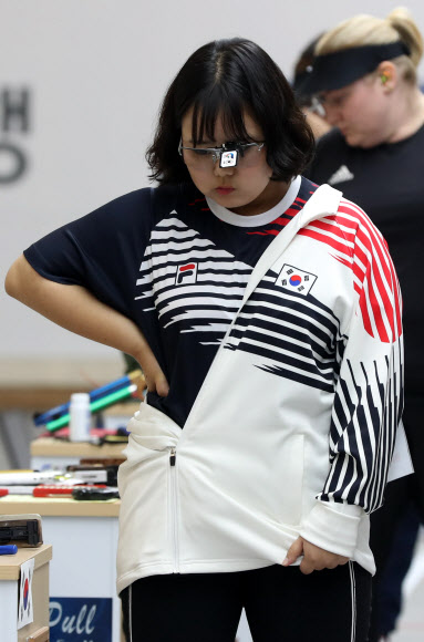 김보미, 10m 공기권총 결선