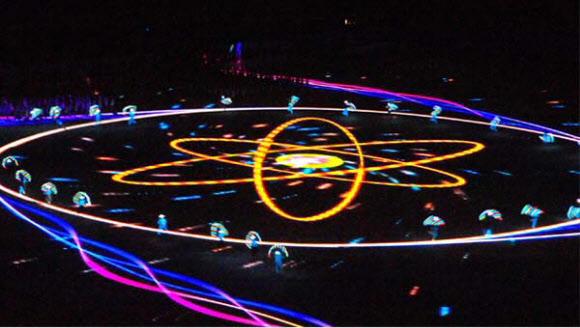 북한이 공개한 새 집단체조 모습