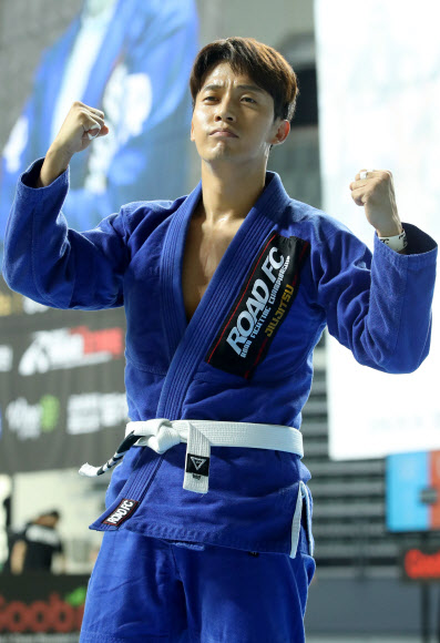 주짓수 대회 출전한 허경환