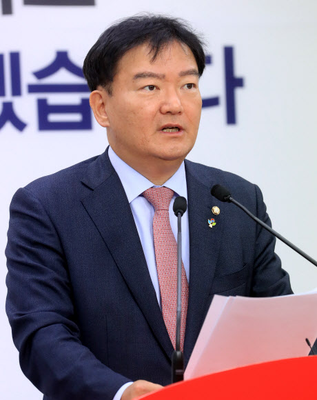 민경욱 자유한국당 의원. 연합뉴스