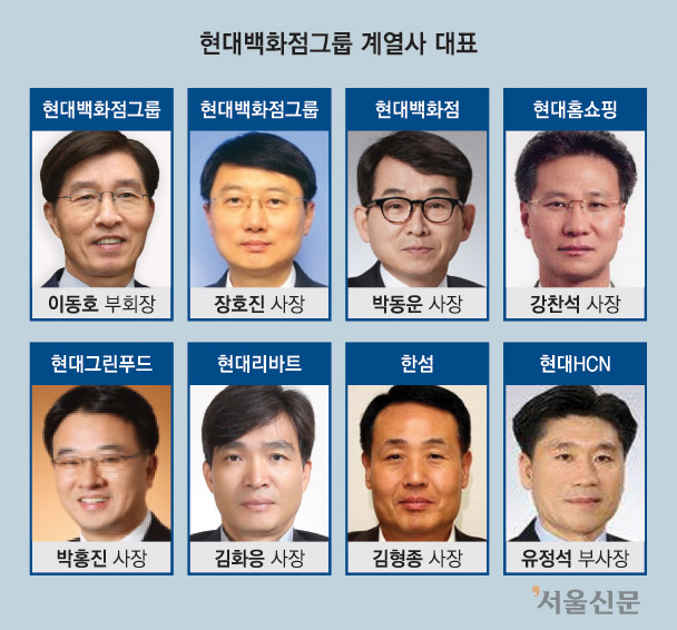 현대백화점그룹 계열사 대표