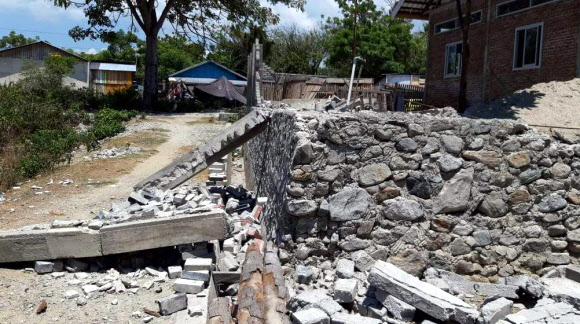 지진과 쓰나미로 대규모 인명피해가 발생한 인도네시아 중앙술라웨시 주 팔루와 동갈라 지역 참상. 2018.10.2  현지 한국 교민 제공