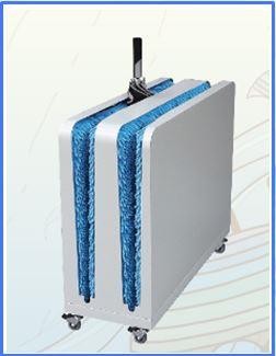 ㈜지나테크가 개발한 2인식 굴곡형 ‘JA-20000’ 제품.