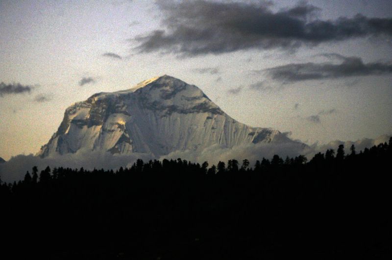 김창호 대장이 이끄는 코리안웨이 원정대원 9명이 희생된 네팔 히말라야 다울라기리 산군 구르자 히말의 웅자.<br>AFP 자료사진