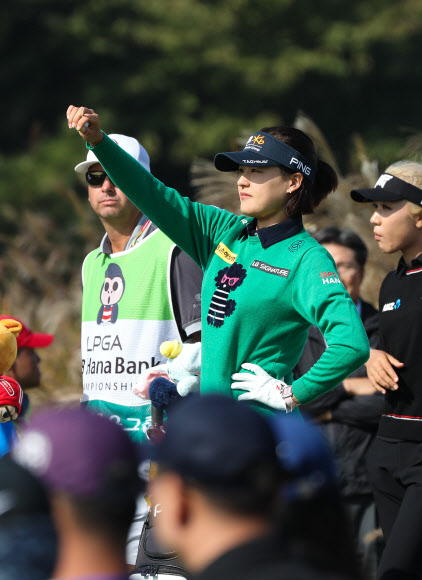 전인지 ‘바람 체크’