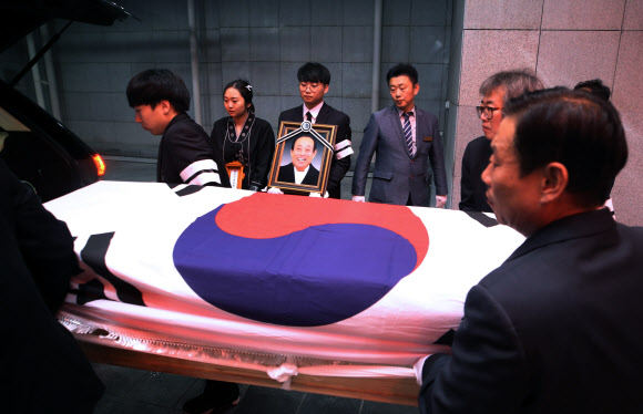 ‘독도 주민’ 김성도 씨 발인