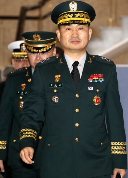 판문점으로 출발하는 장성급 군사회담 대표단
