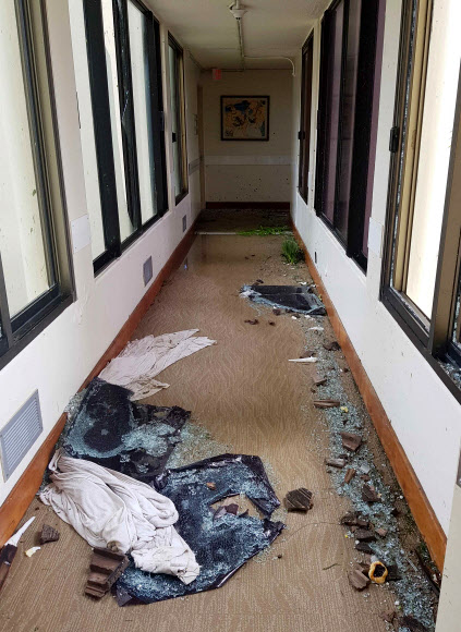 엉망이 된 사이판