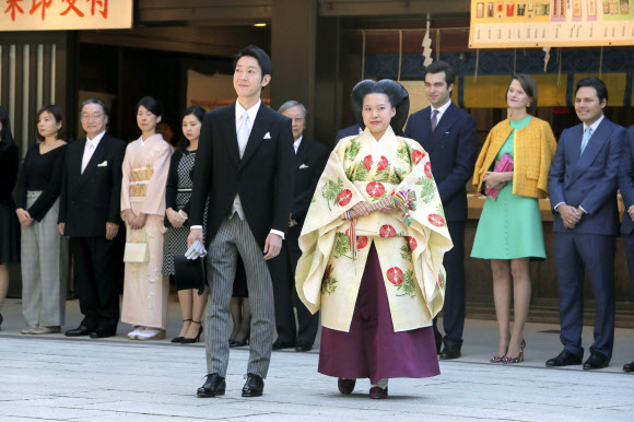 일본 왕실 아야코 공주 결혼식