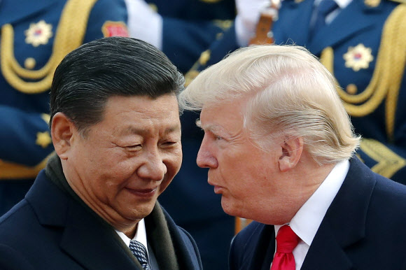 시진핑 중국 국가주석과 도널드 트럼프 미국 대통령.  AP 연합뉴스