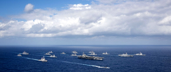 사진 공개된 미일 연합훈련 ‘킨 소드’