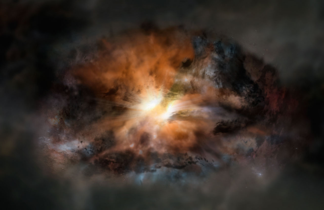 W2246-0526 은하의 모습 유럽남방천문대(ESO) 제공